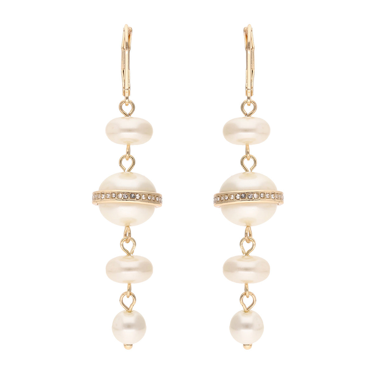 ARETES ANNE KLEIN TINSEL LOVE DORADO