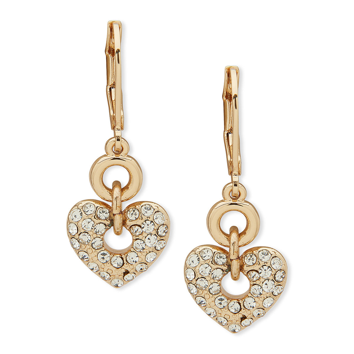 ARETES ANNE KLEIN EVERLASTING HEARTS DORADO