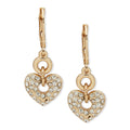 ARETES ANNE KLEIN EVERLASTING HEARTS DORADO