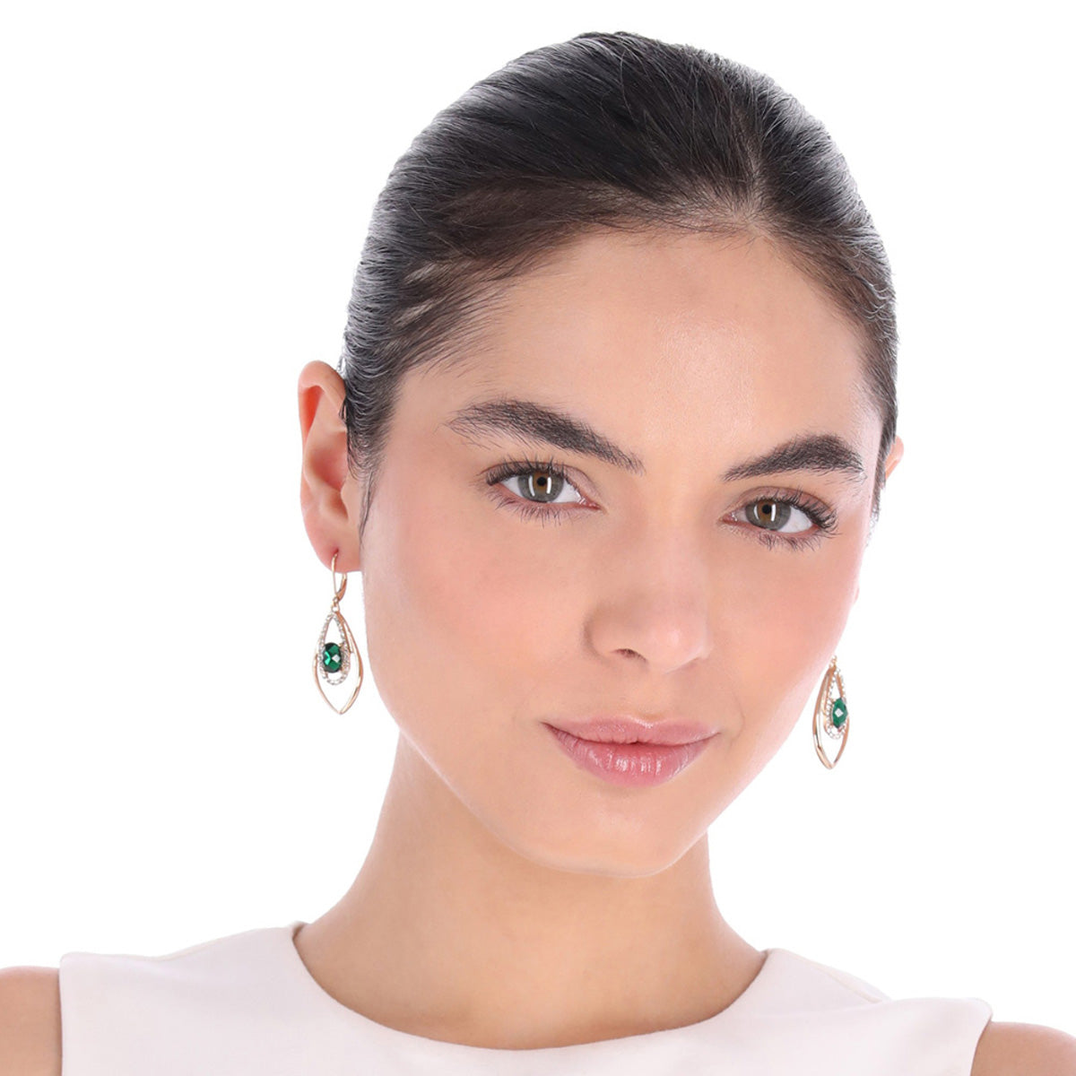 ARETES ANNE KLEIN FASHIONABLY FESTIVE DORADO