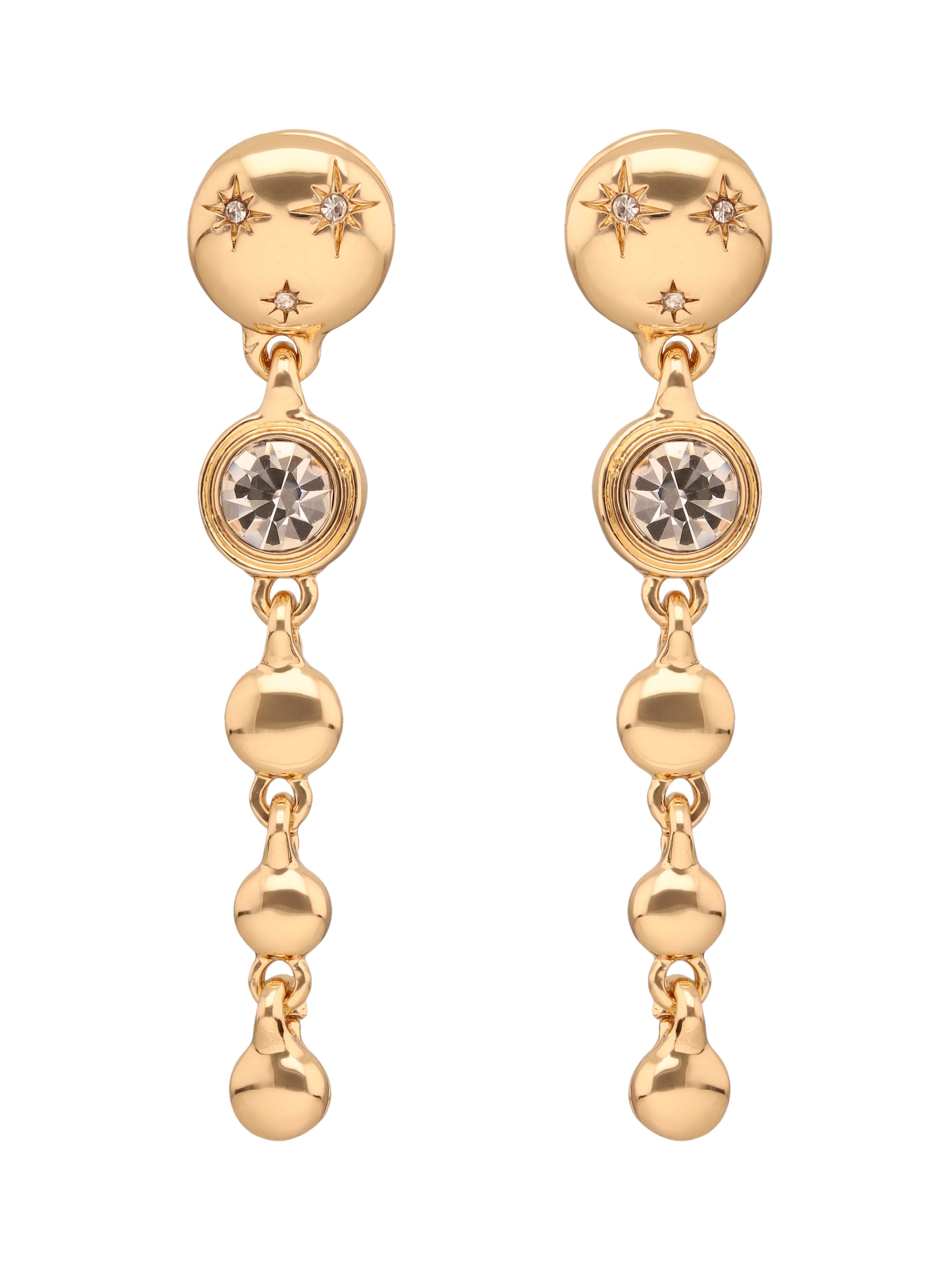 ARETES ANNE KLEIN COLOR DORADO FORMA CIRCULAR 01G01443