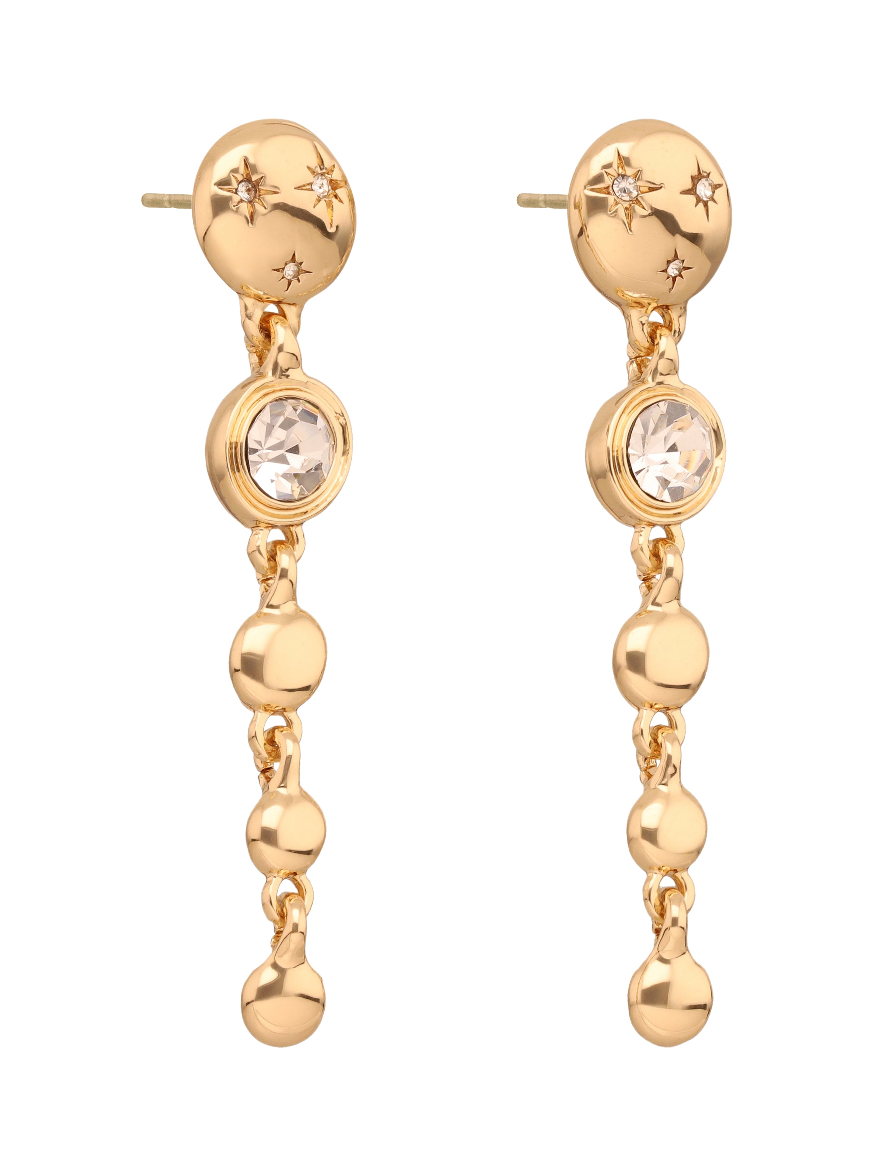 ARETES ANNE KLEIN COLOR DORADO FORMA CIRCULAR 01G01443