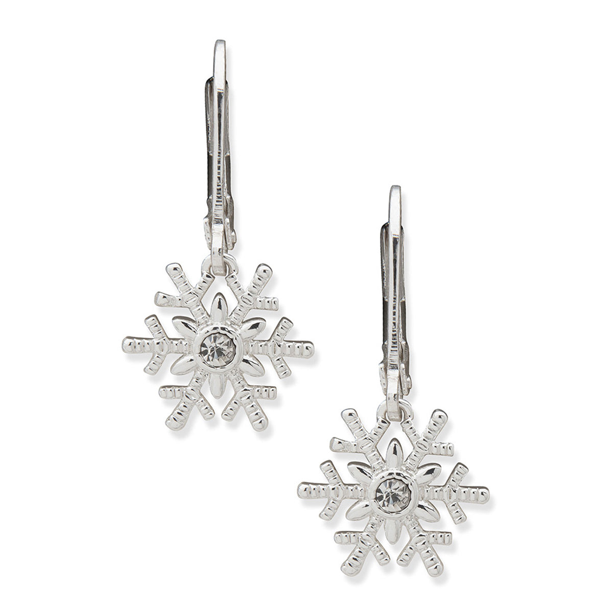 ARETES ANNE KLEIN FEELING FROSTY PLATEADO