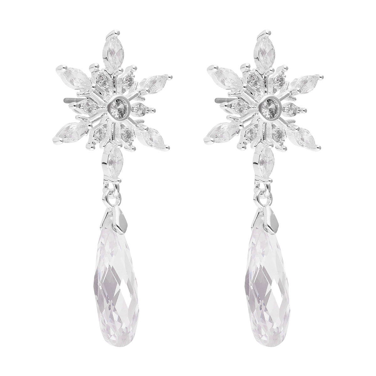 ARETES ANNE KLEIN FEELING FROSTY PLATEADO