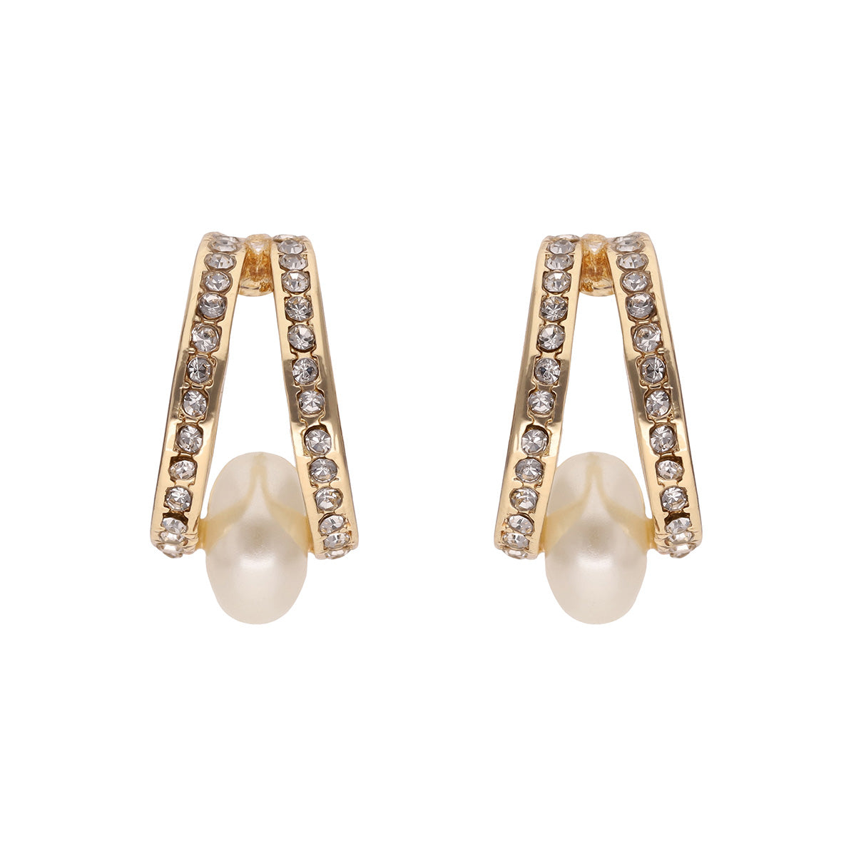 ARETES ANNE KLEIN TINSEL LOVE DORADO