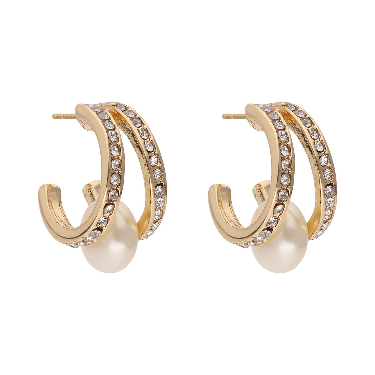 ARETES ANNE KLEIN TINSEL LOVE DORADO