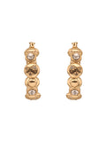 ARETES ANNE KLEIN COLOR DORADO FORMA CIRCULAR 01G01490