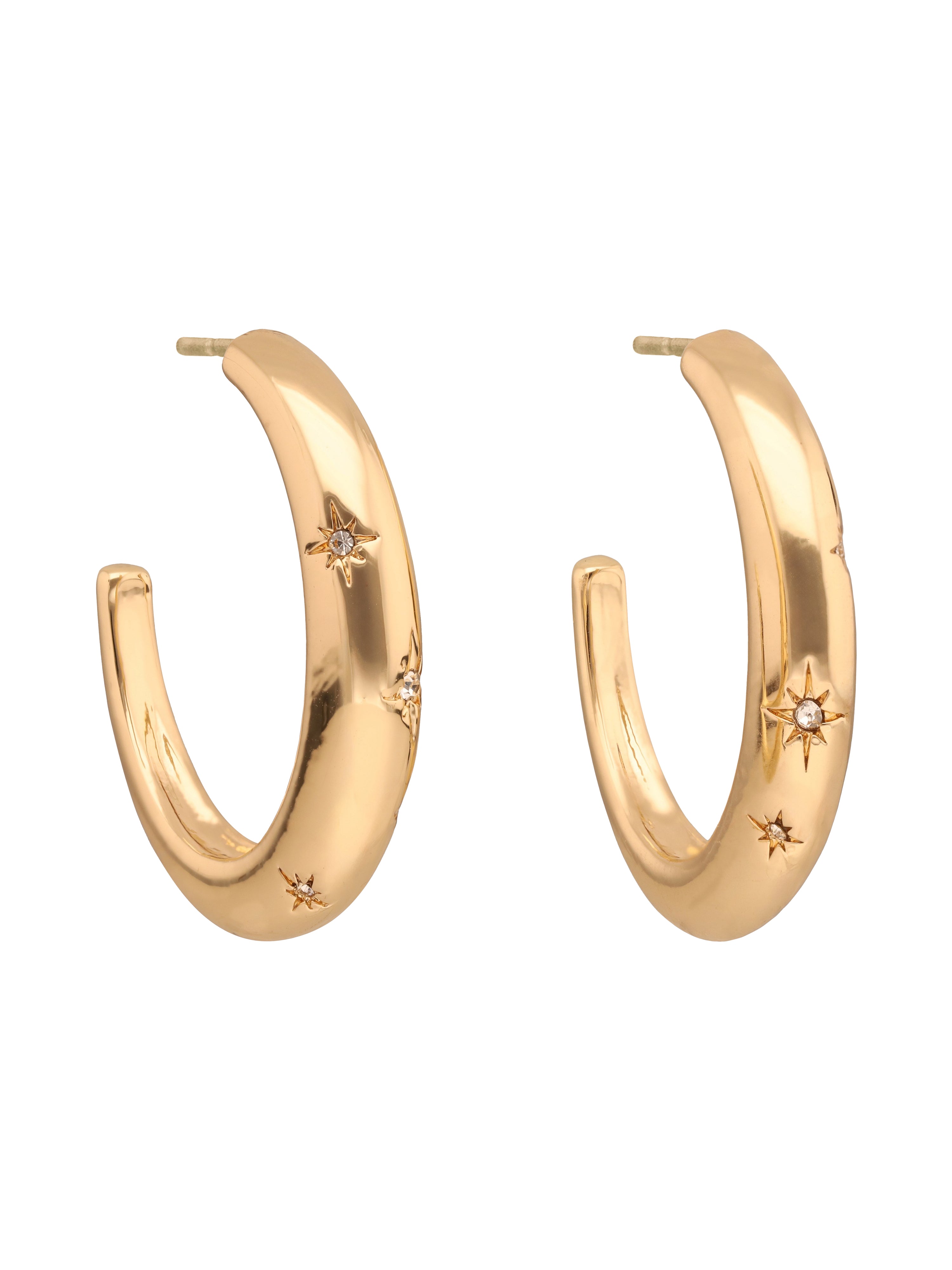 ARETES ANNE KLEIN COLOR DORADO FORMA CIRCULAR 01G01496