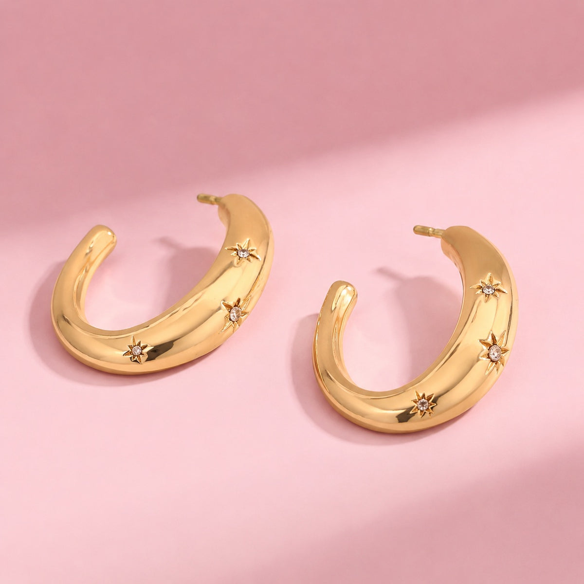 ARETES ANNE KLEIN COLOR DORADO FORMA CIRCULAR 01G01496
