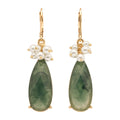 ARETES ANNE KLEIN COLOR DORADO FORMA ASIMETRICO 01G01503