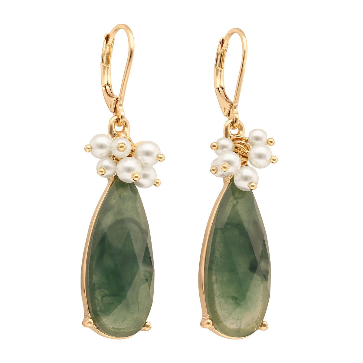 ARETES ANNE KLEIN COLOR DORADO FORMA ASIMETRICO 01G01503