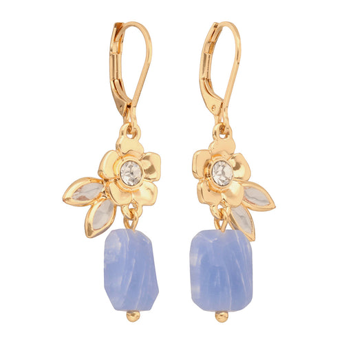 ARETES ANNE KLEIN COLOR DORADO FORMA FLOR 01G01527