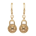 ARETES ANNE KLEIN COLOR DORADO FORMA CIRCULAR 01G01571