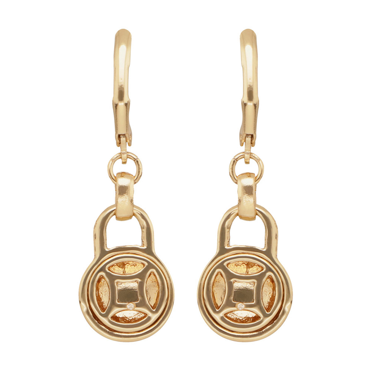ARETES ANNE KLEIN COLOR DORADO FORMA CIRCULAR 01G01571