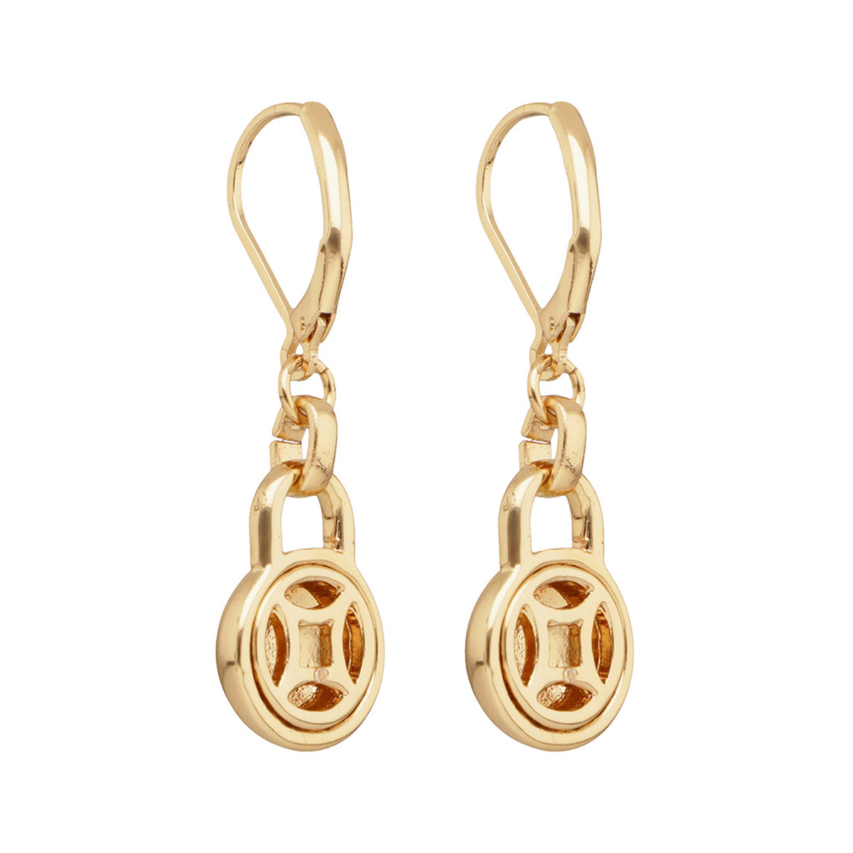 ARETES ANNE KLEIN COLOR DORADO FORMA CIRCULAR 01G01571