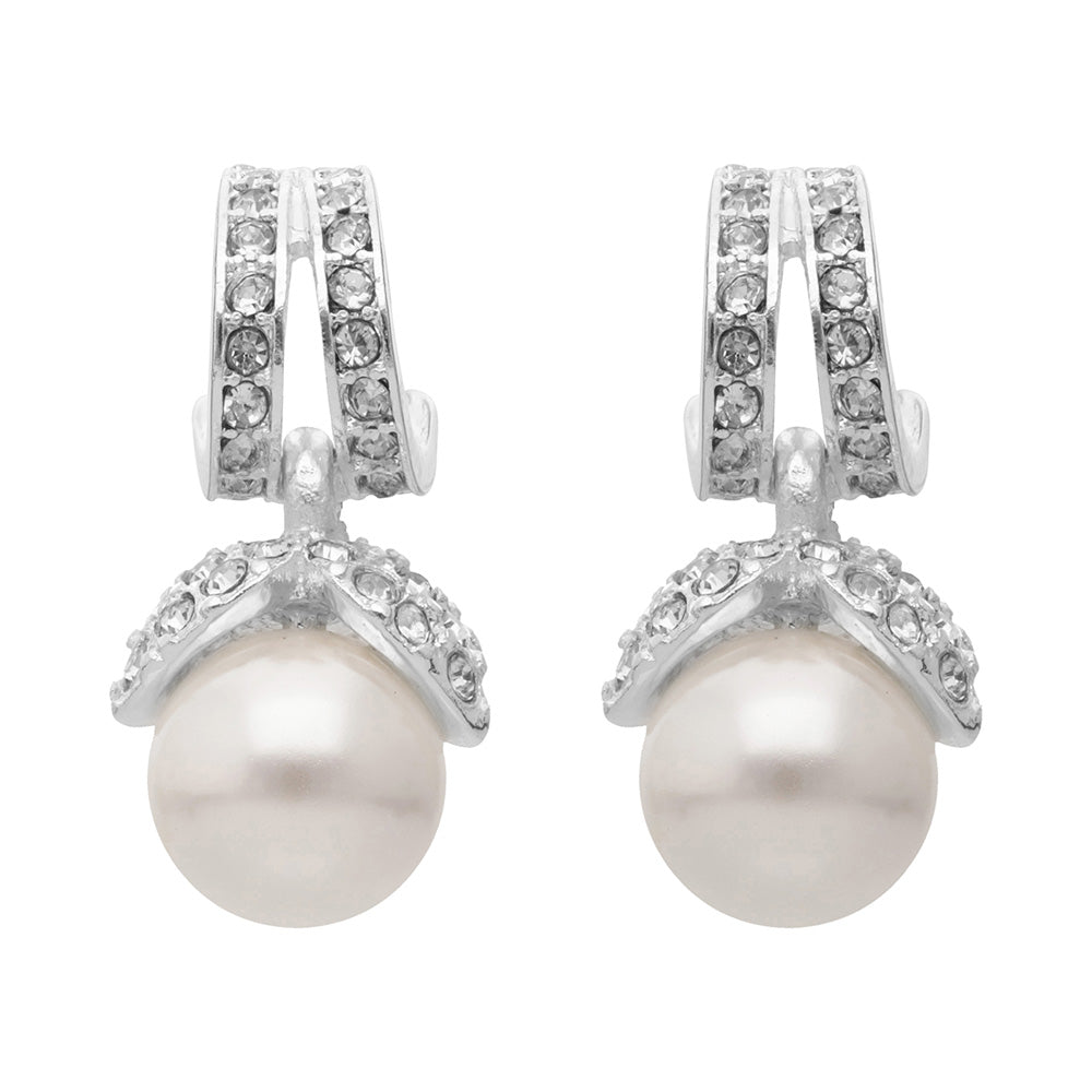 Aretes Anne Klein Color Plateado Para Mujer Contenido 1 Par De Aretes 01G01574