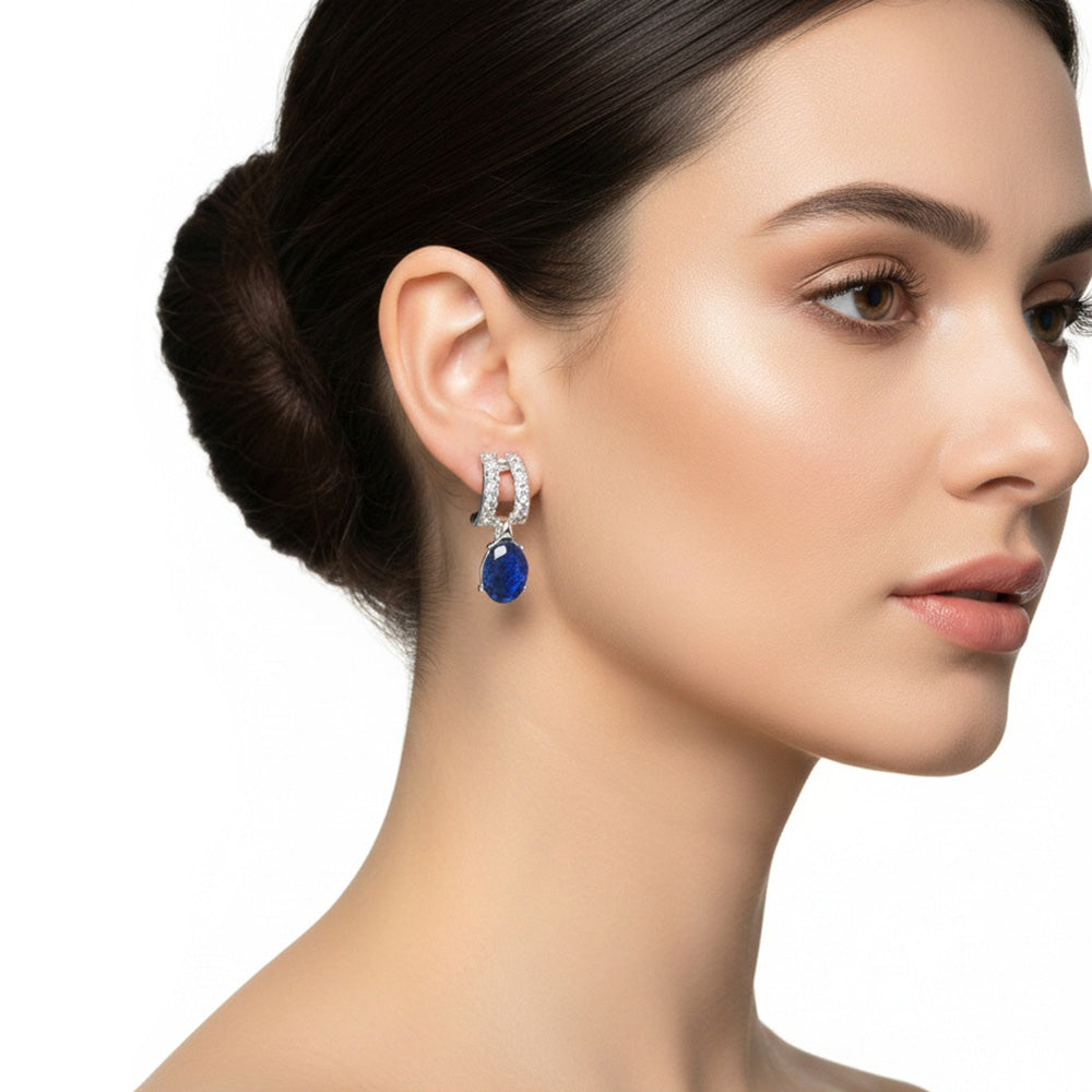 Aretes Anne Klein Color Plateado Para Mujer Contenido 1 Par De Aretes 01G01577