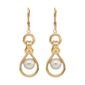 ARETES ANNE KLEIN COLOR DORADO LARGOS 01G01580