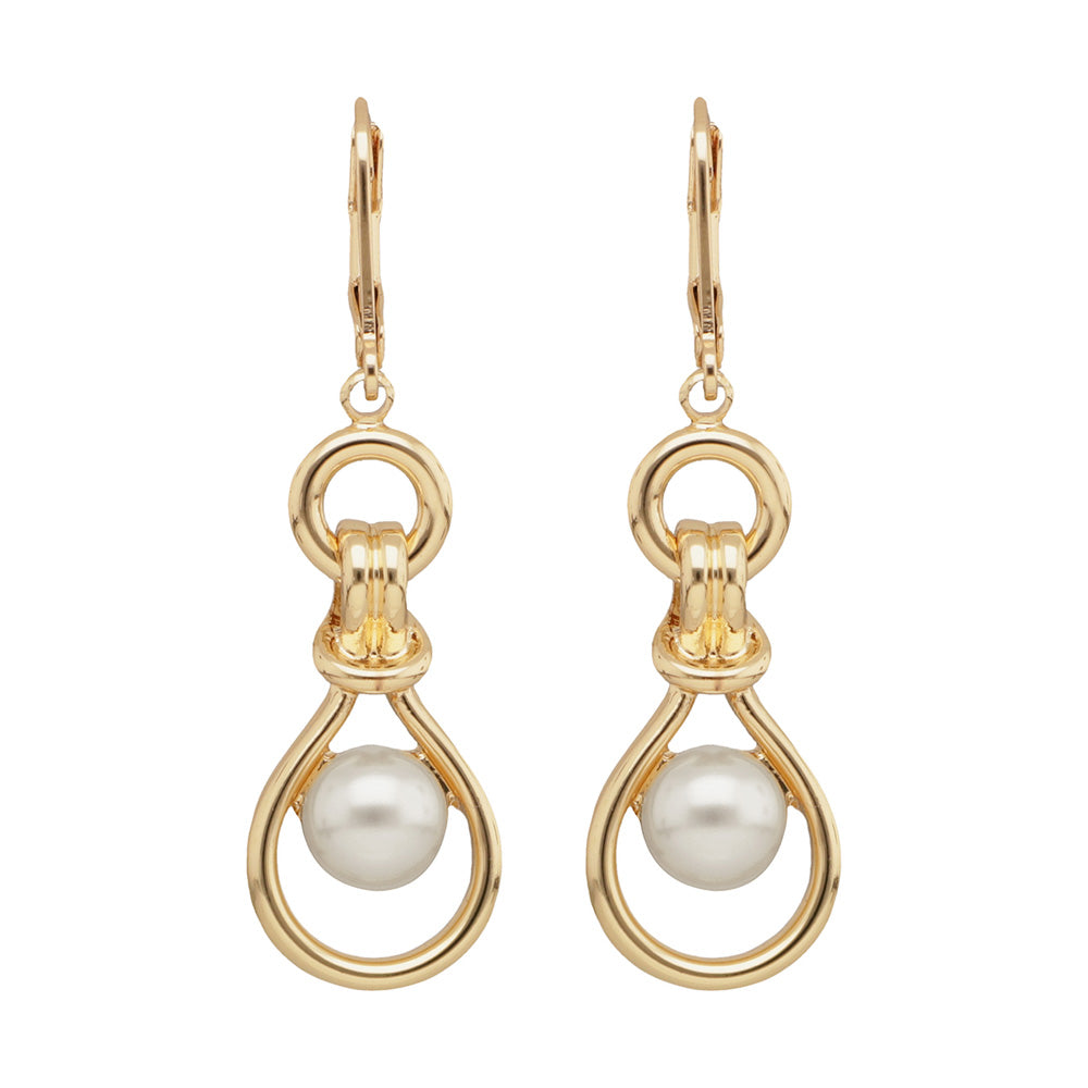 ARETES ANNE KLEIN COLOR DORADO LARGOS 01G01580