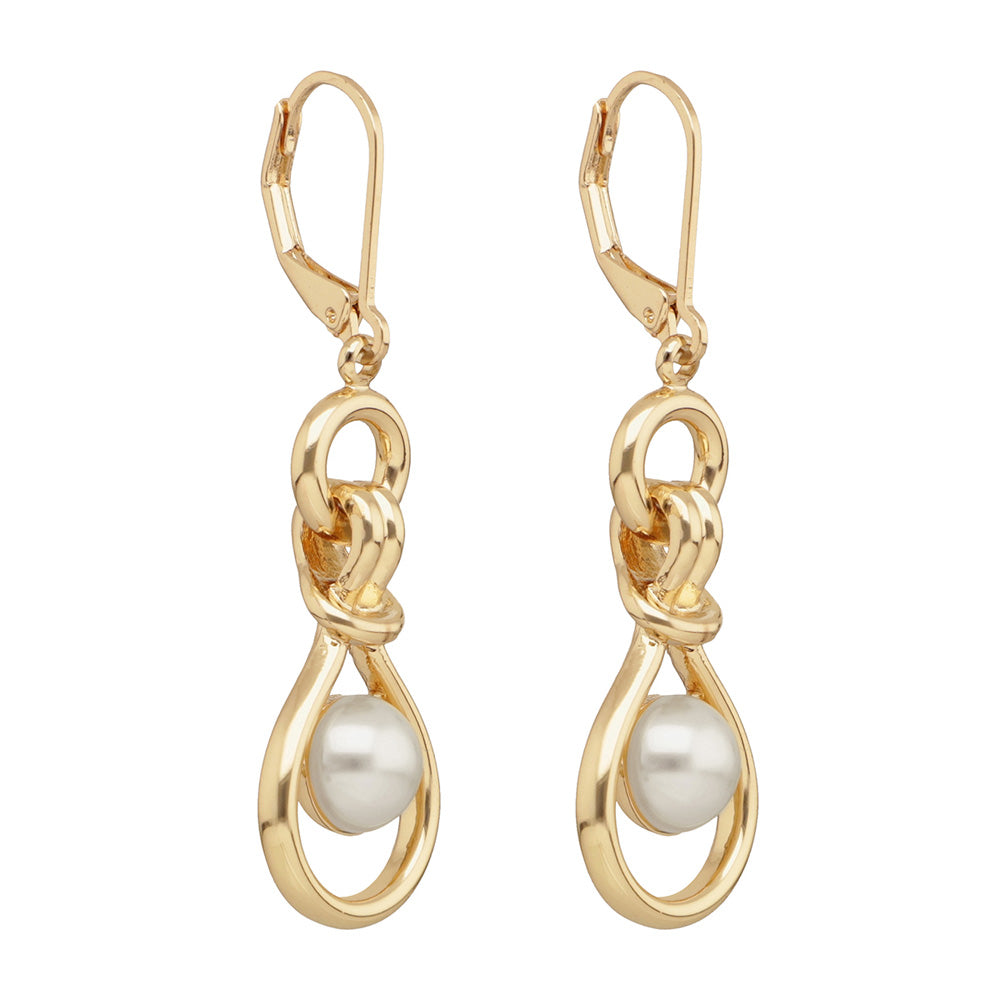 ARETES ANNE KLEIN COLOR DORADO LARGOS 01G01580