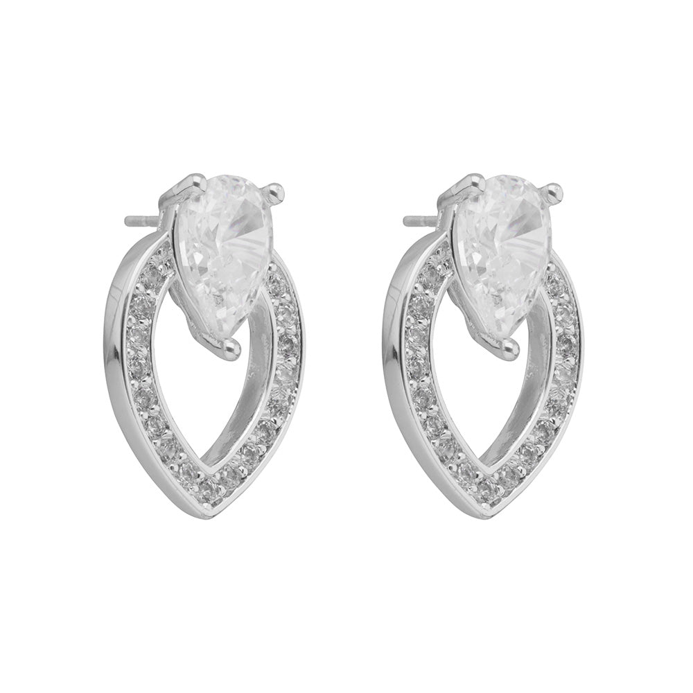 Aretes Anne Klein Color Plateado Contenido 1 Par De Aretes 01G01591
