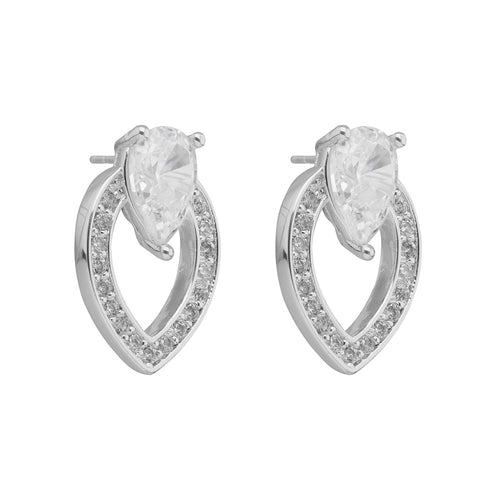 Aretes Anne Klein Color Plateado Contenido 1 Par De Aretes 01G01591