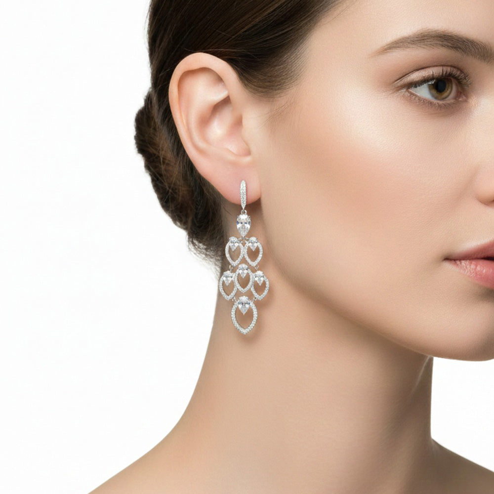 Aretes Anne Klein Color Plateado Para Mujer Contenido 1 Par De Aretes 01G01592