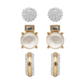 ARETES ANNE KLEIN COLOR DORADO FORMA ASIMETRICO 01G01615
