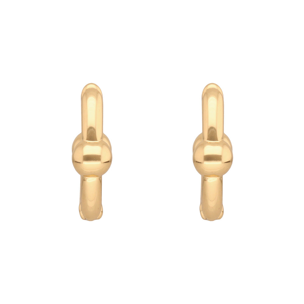 Aretes Color Dorado  Anne Klein Forma Nudo Tipo BotÃ³n , Cierre Tipo Poste, Familia Sarasota, Contenido 1 Par De Aretes
