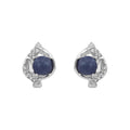 Aretes Color Plateado Anne Klein Forma Asimetrico Tipo BotÃ³n , Cierre Tipo Poste, Familia Miami, Contenido 1 Par De Aretes