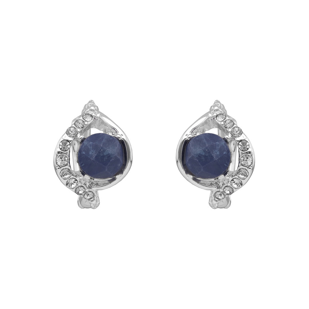Aretes Color Plateado Anne Klein Forma Asimetrico Tipo BotÃ³n , Cierre Tipo Poste, Familia Miami, Contenido 1 Par De Aretes