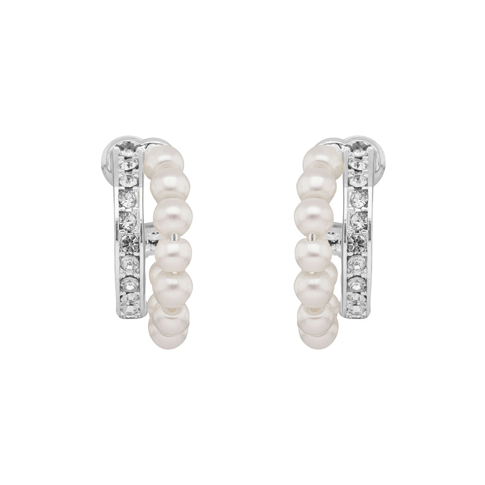 Aretes Anne Klein Color Plateado Para Mujer Contenido 1 Par De Aretes 01G01628