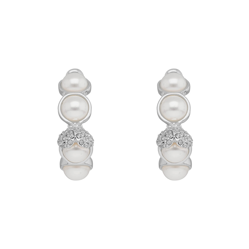 Aretes Anne Klein Color Plateado Para Mujer Contenido 1 Par De Aretes 01G01633