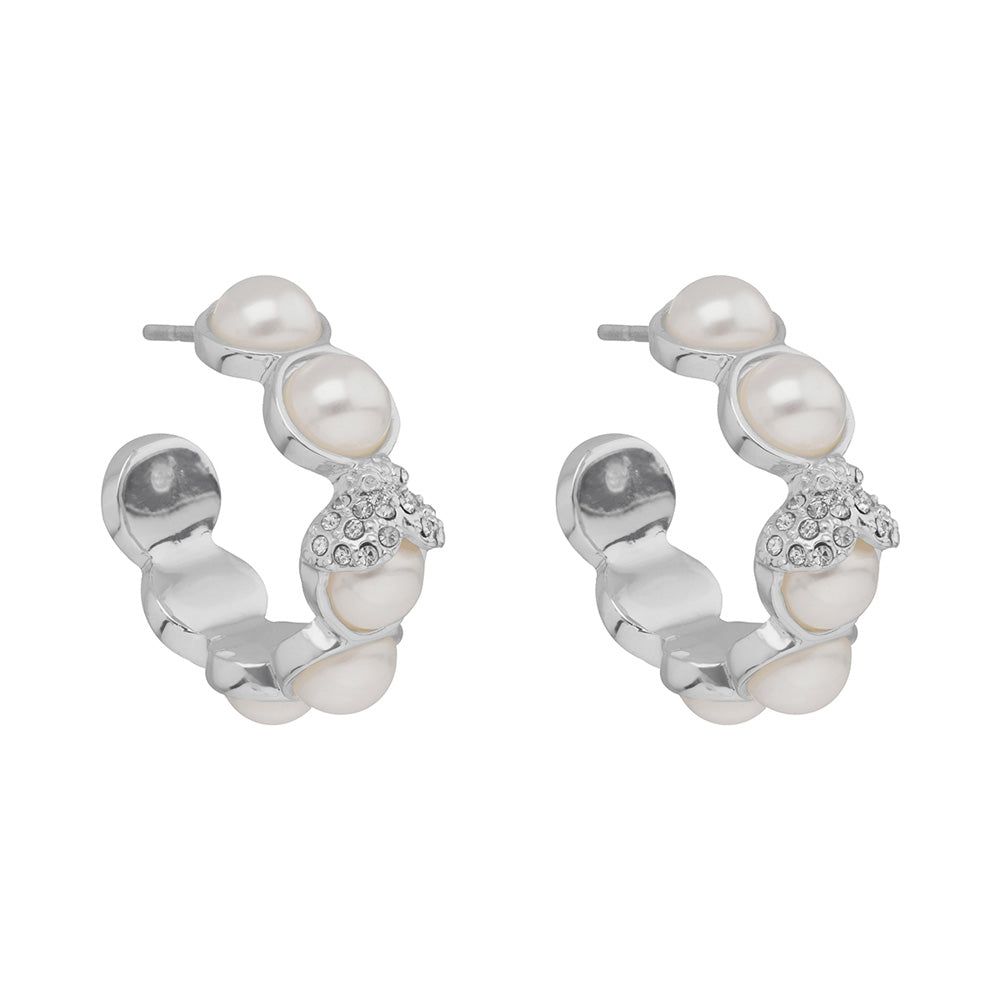Aretes Anne Klein Color Plateado Para Mujer Contenido 1 Par De Aretes 01G01633