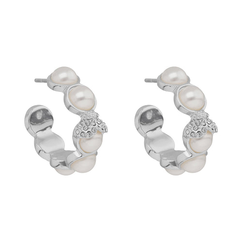 Aretes Anne Klein Color Plateado Para Mujer Contenido 1 Par De Aretes 01G01633