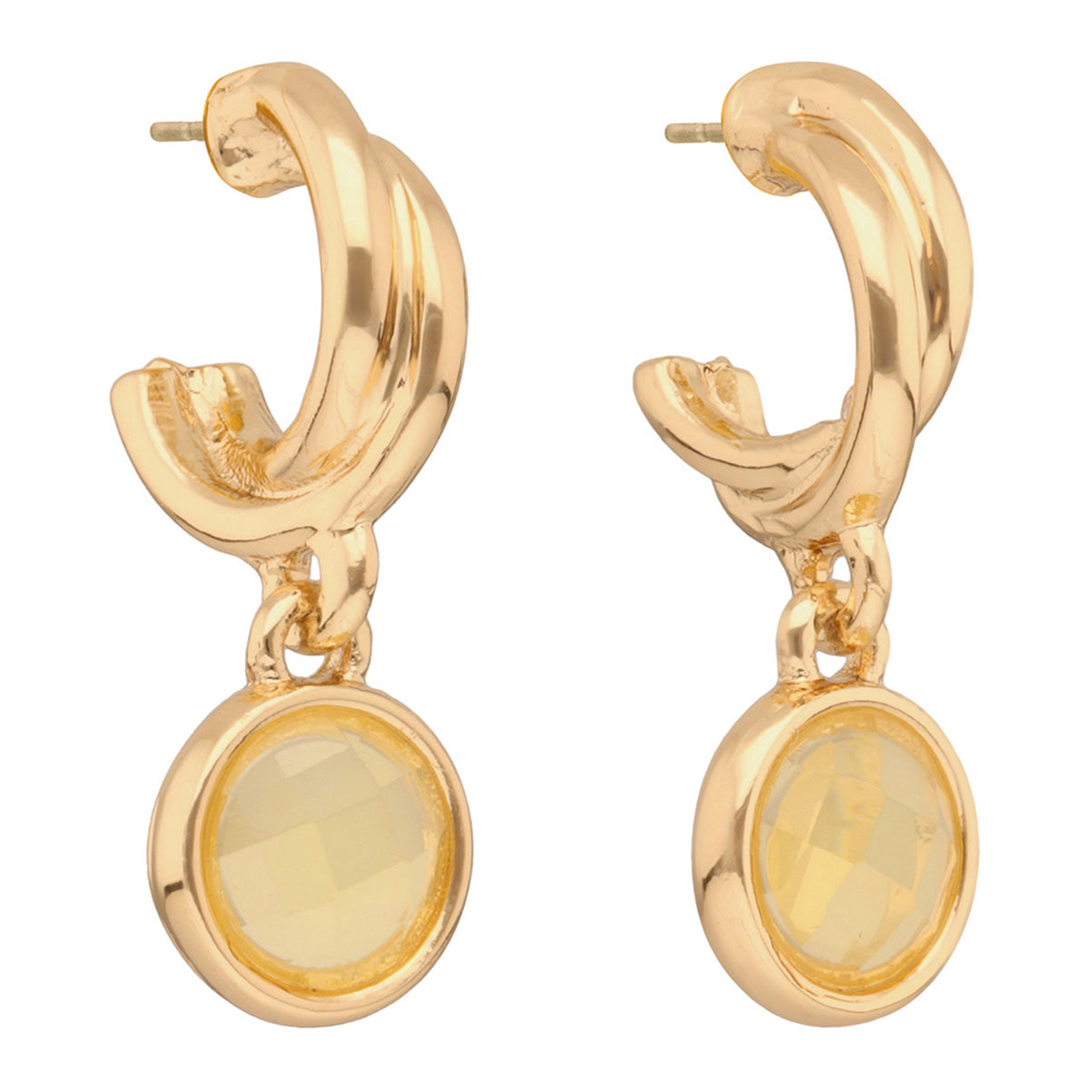 ARETES ANNE KLEIN COLOR DORADO FORMA GOTA 01G01645