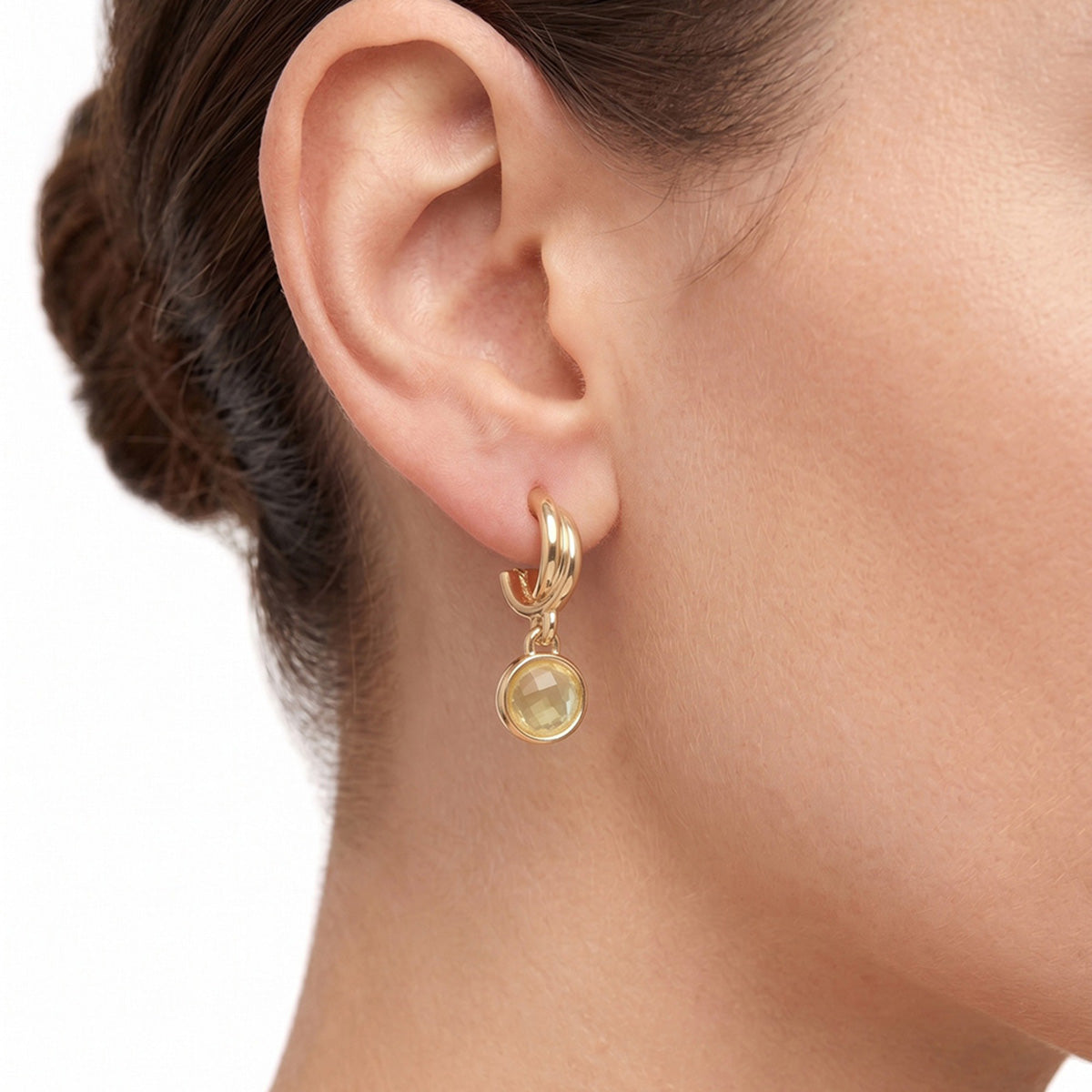 ARETES ANNE KLEIN COLOR DORADO FORMA GOTA 01G01645