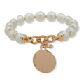 PULSERA ANNE KLEIN ALEACION DE METALES COLOR DORADO FORMA CIRCULAR 01N00274