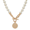 COLLAR ANNE KLEIN  COLOR DORADO FORMA CIRCULAR  01N00277