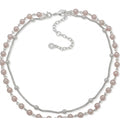 COLLAR ANNE KLEIN ALEACION DE METALES COLOR PLATEADO FORMA CIRCULAR 01N00424