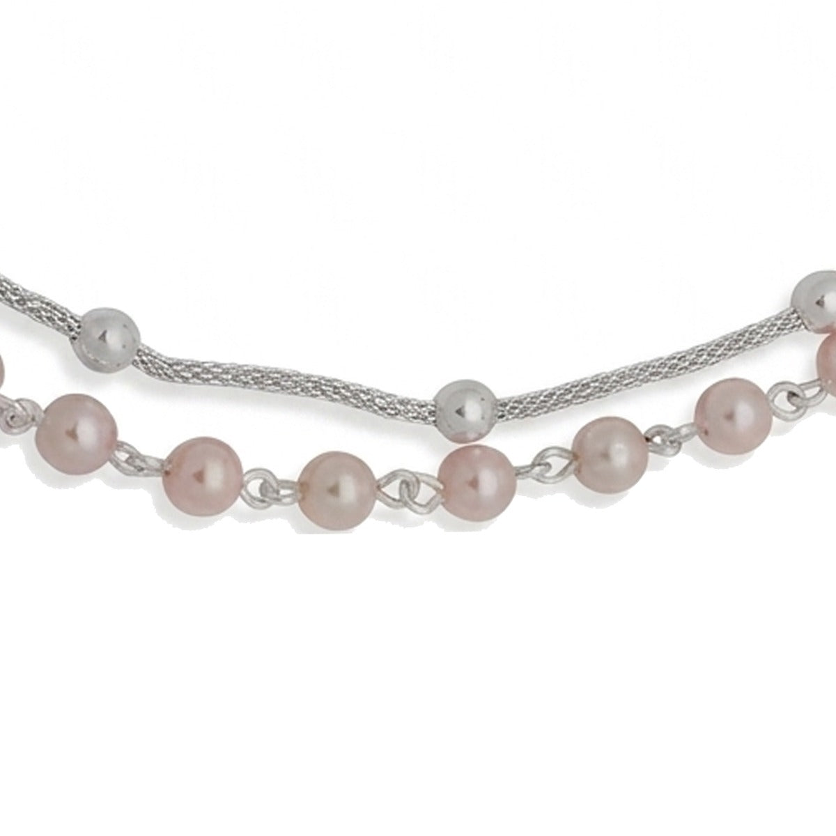 COLLAR ANNE KLEIN ALEACION DE METALES COLOR PLATEADO FORMA CIRCULAR 01N00424