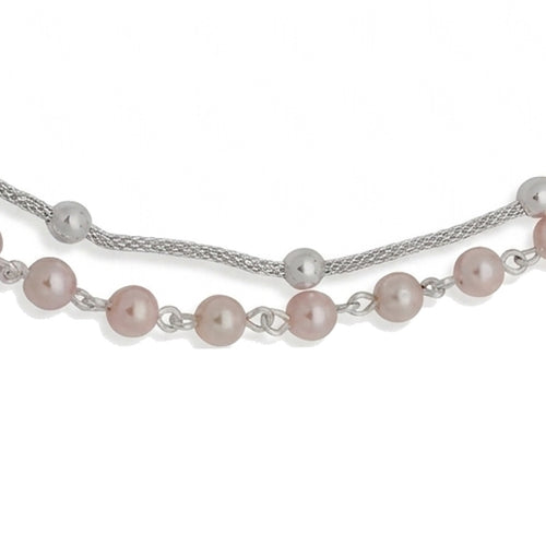 COLLAR ANNE KLEIN ALEACION DE METALES COLOR PLATEADO FORMA CIRCULAR 01N00424