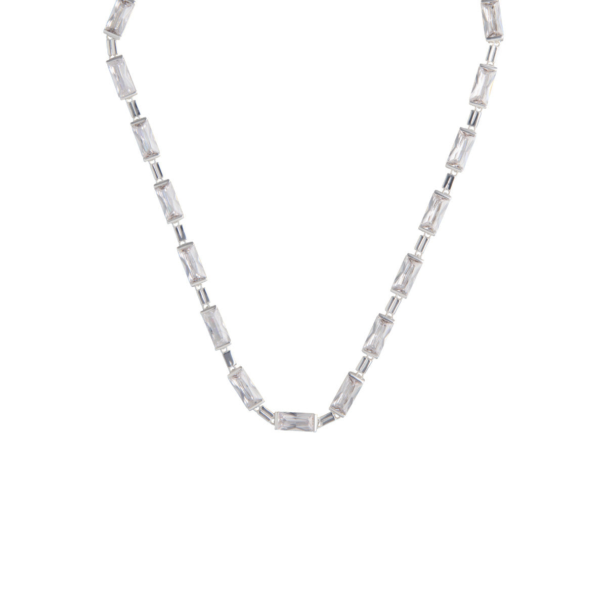 COLLAR ANNE KLEIN ORCHID PLATEADO