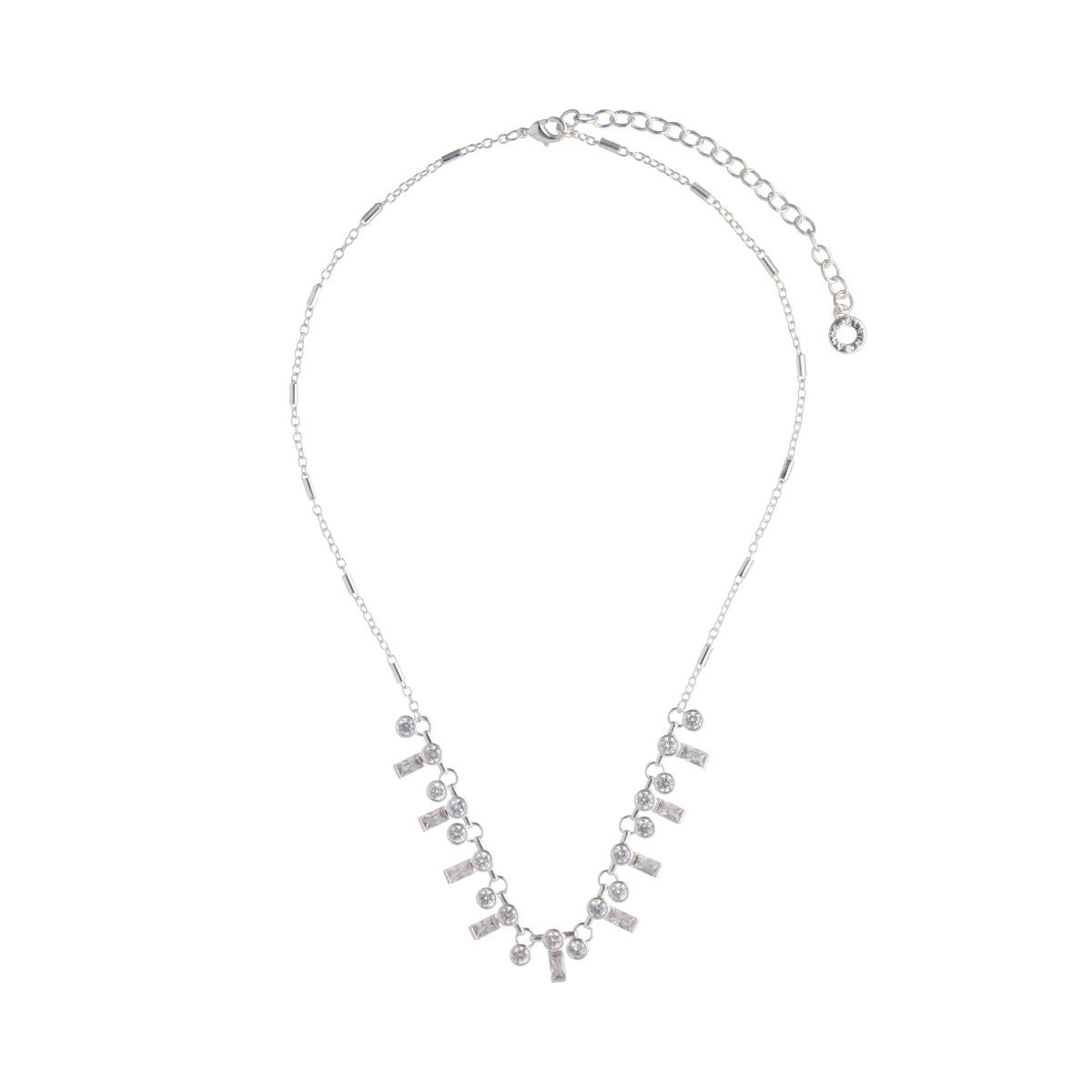 COLLAR ANNE KLEIN ORCHID PLATEADO