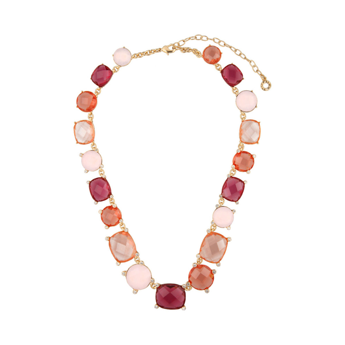 COLLAR ANNE KLEIN ALEACION DE METALES COLOR ROSA FORMA CIRCULAR 01N00473