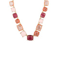 COLLAR ANNE KLEIN ALEACION DE METALES COLOR ROSA FORMA CIRCULAR 01N00473