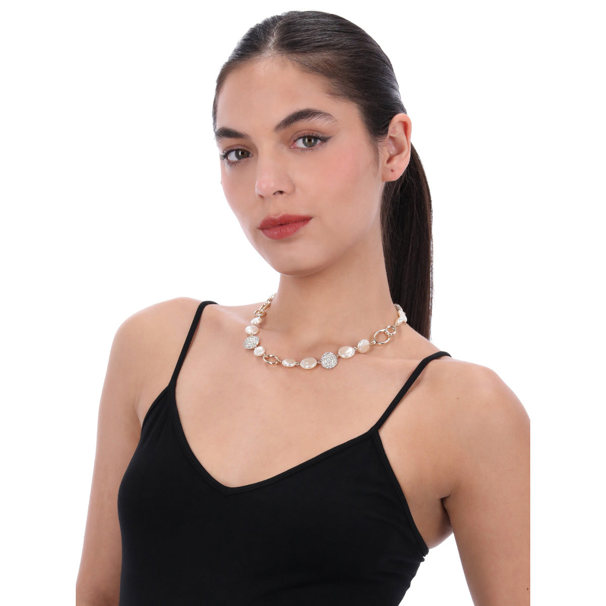COLLAR ANNE KLEIN CARNATION DORADO