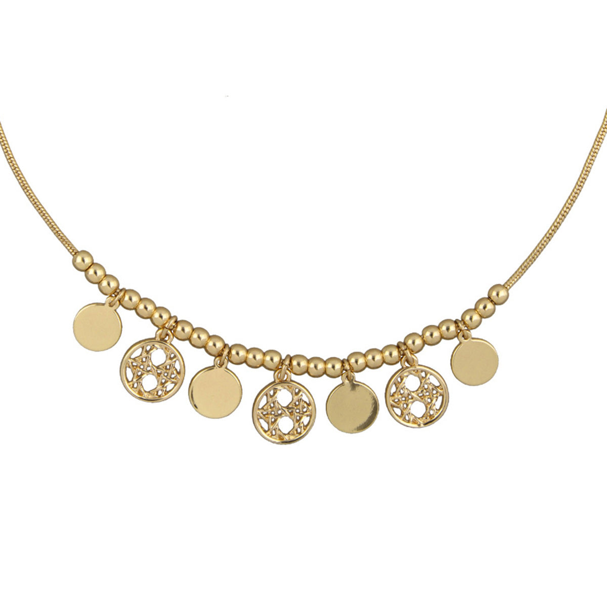 COLLAR ANNE KLEIN CLOVER DORADO