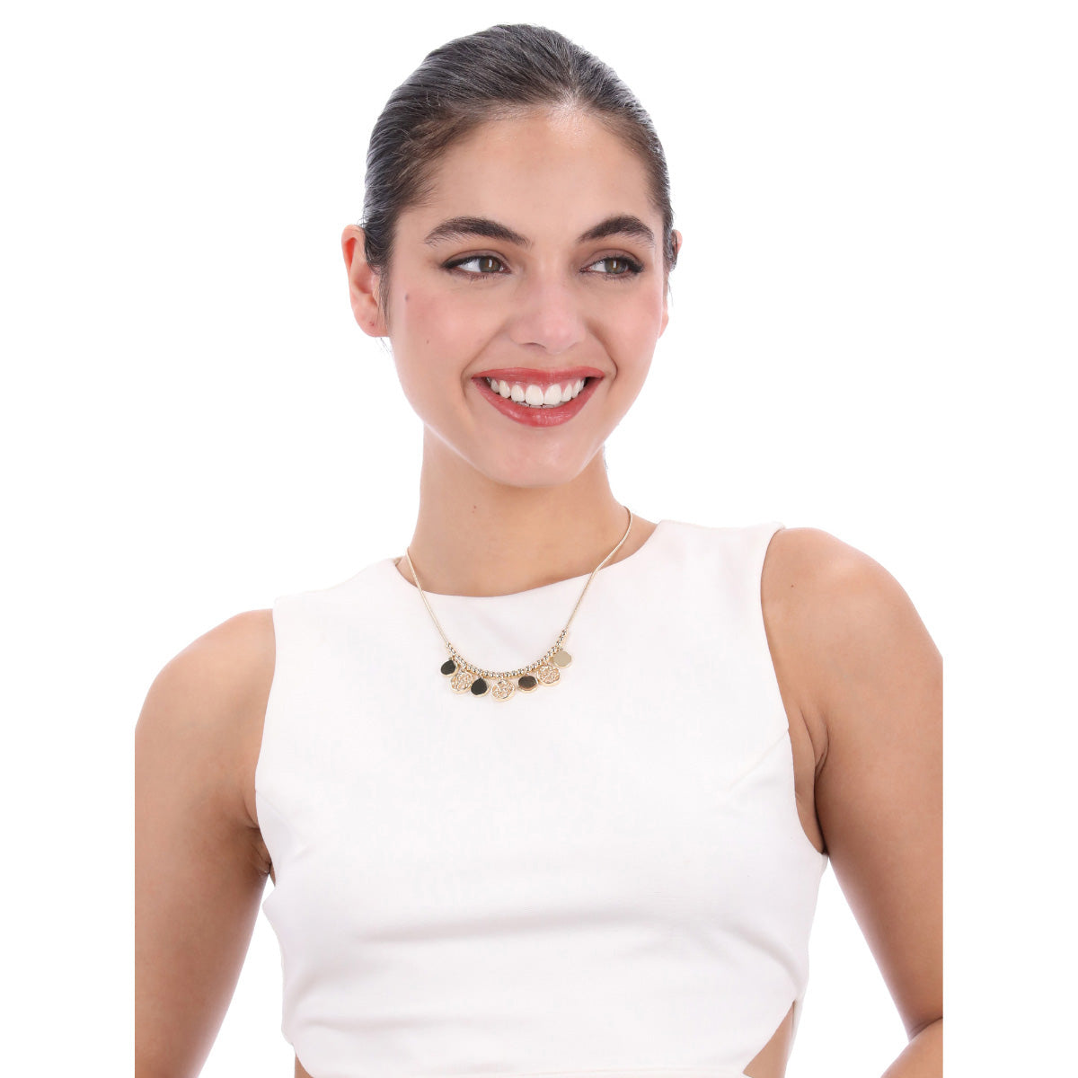 COLLAR ANNE KLEIN CLOVER DORADO