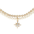 COLLAR ANNE KLEIN STARS ALIGN DORADO